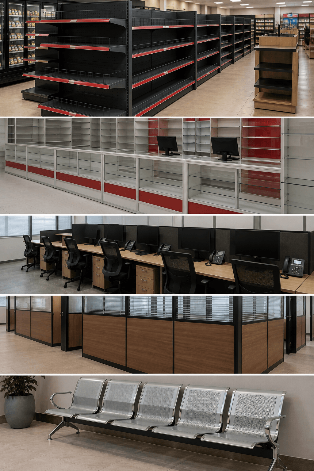 Montagem de Móveis Comerciais e Empresariais